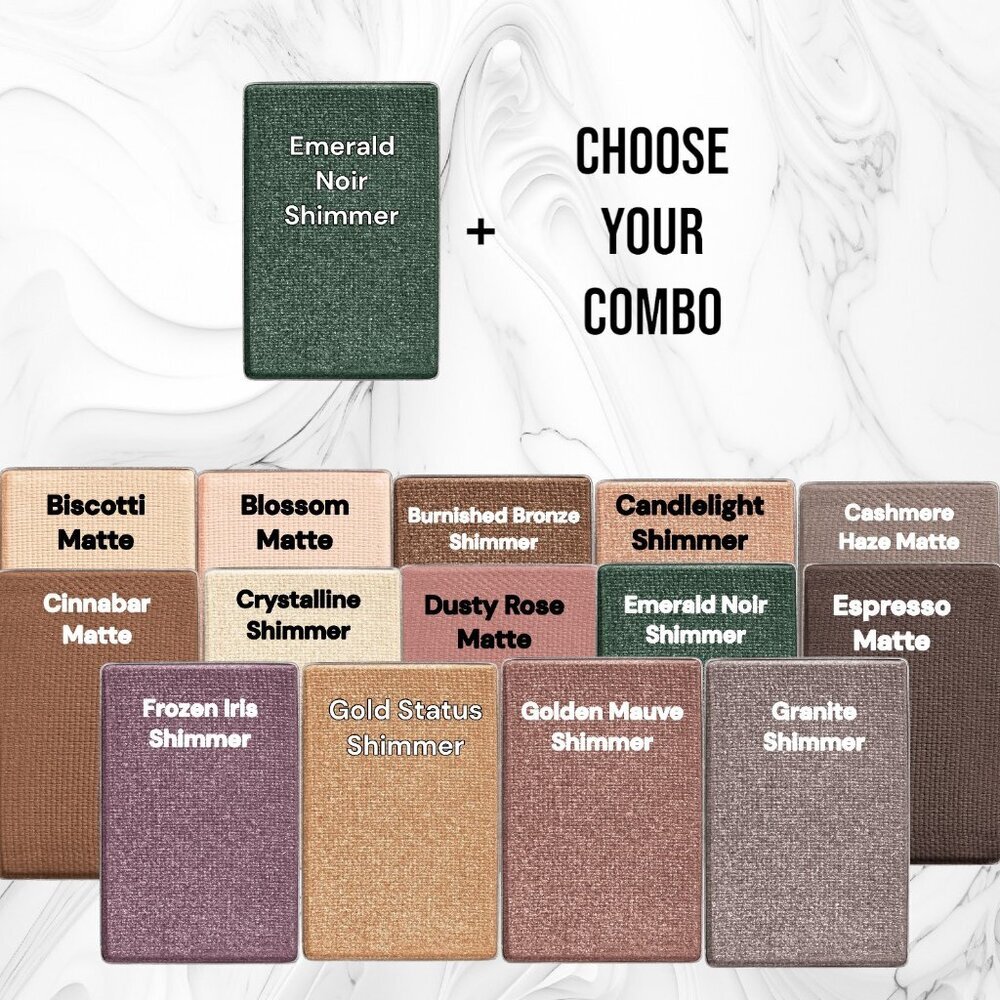 Emerald Noir Bundle 2 - Eye Shadows -  Chromafusion - Choose your Colors